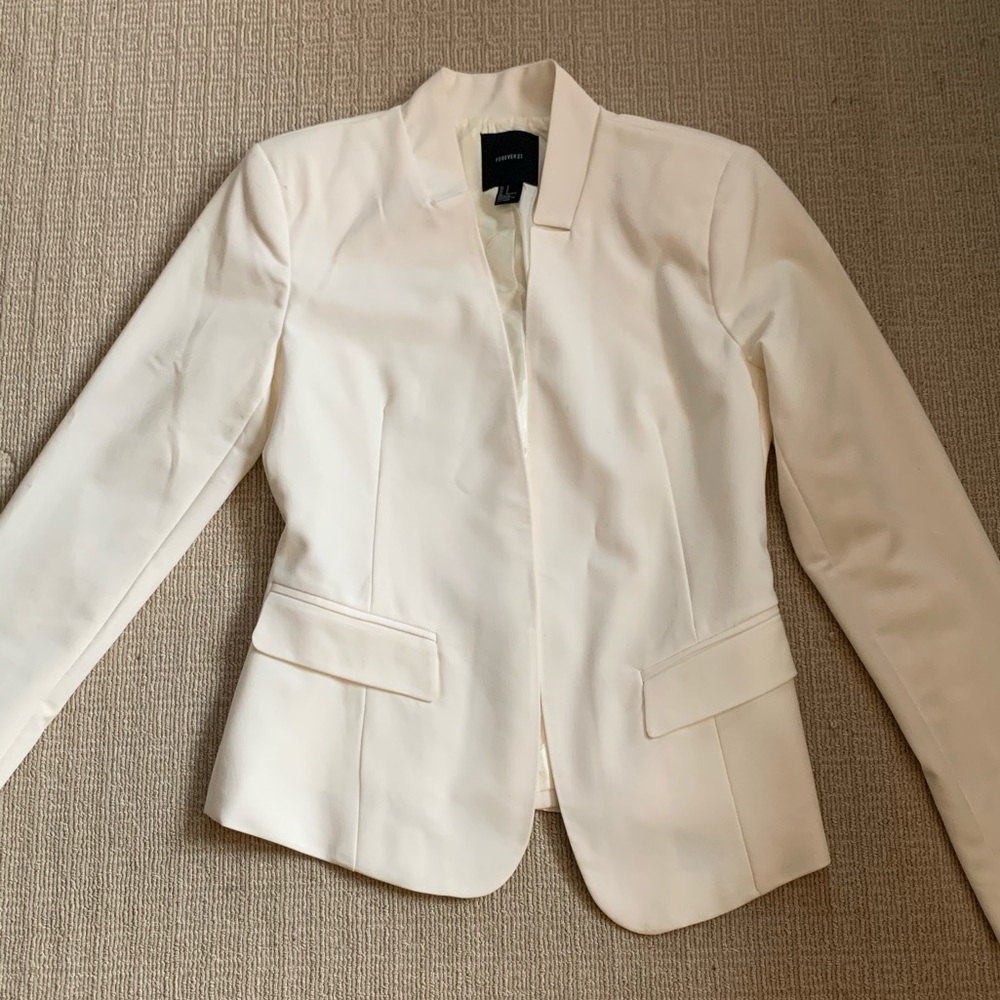 White blazer